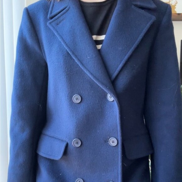 Pendleton 100% Virgin Wool Women’s Long Coat, Blue, Size 8 - Picture 9 of 15